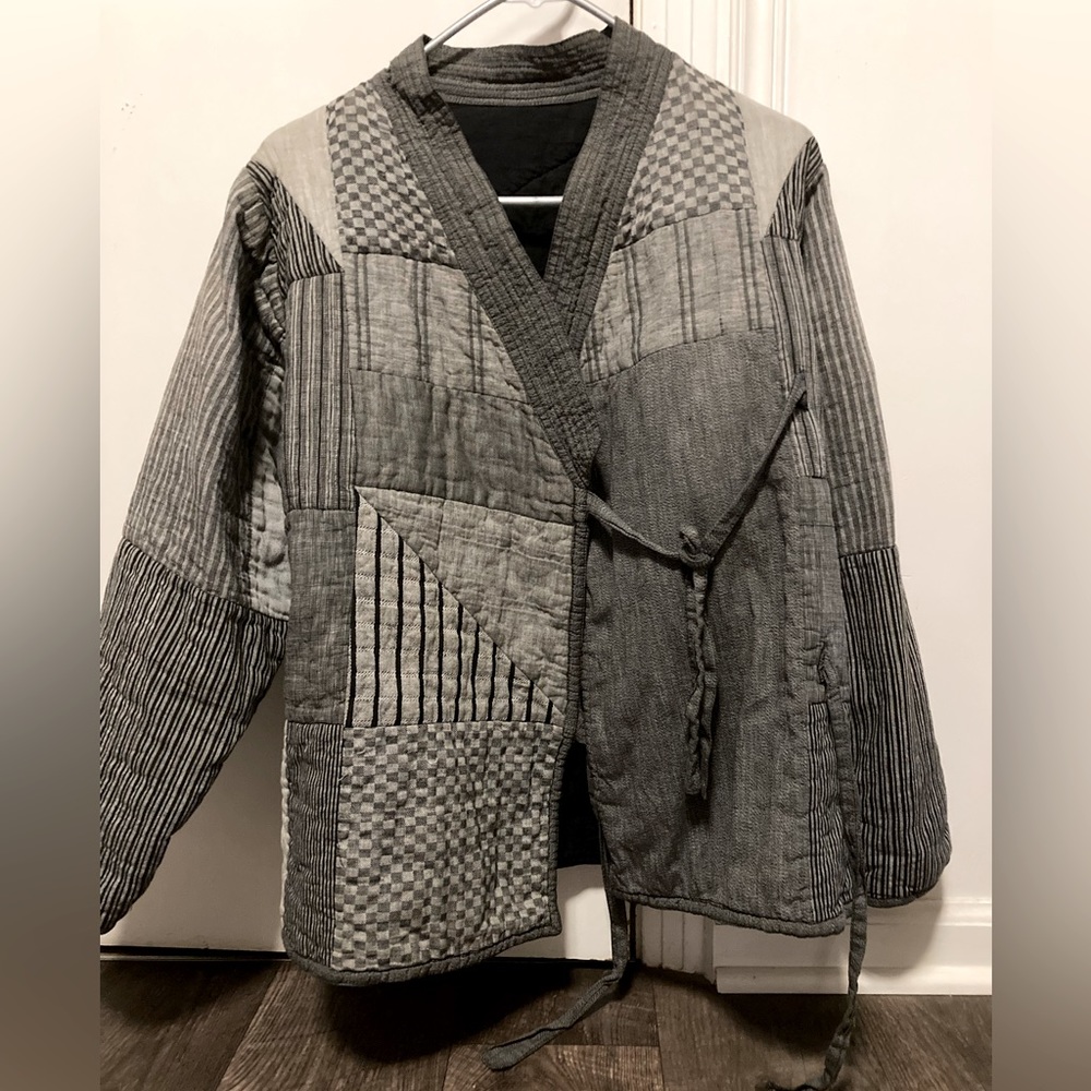 Patchwork Gray Women's Jacket - image 1